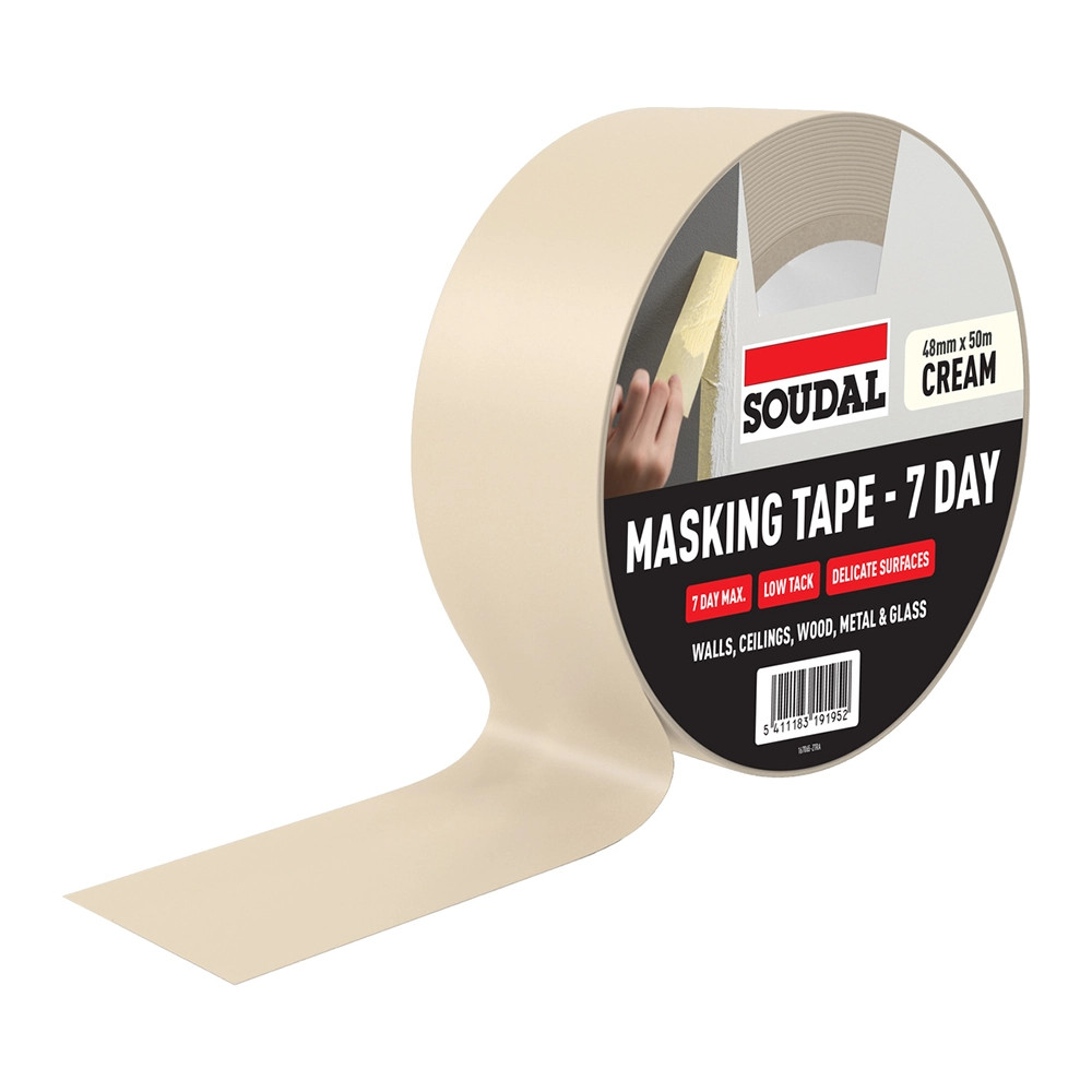 Soudal 7 Day Masking Tape - 48mm x 50m