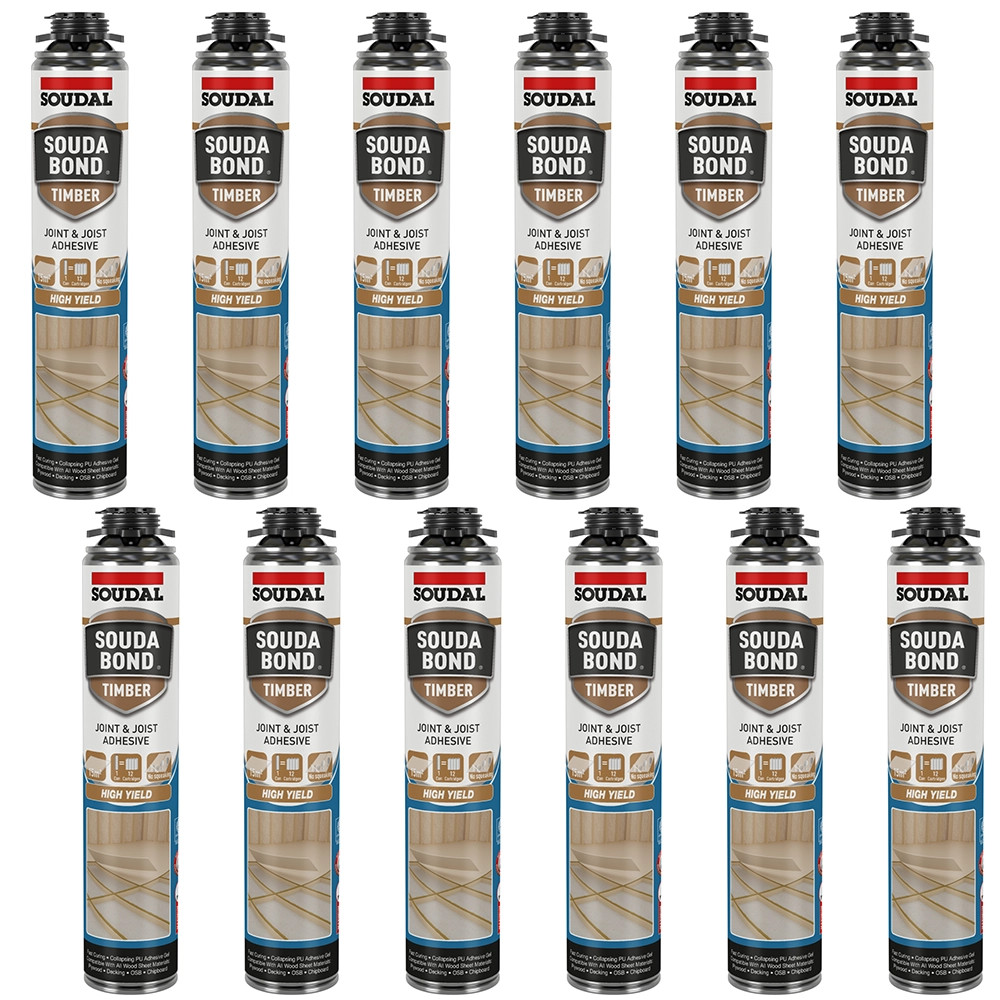 Soudal Soudabond Timber Gun 750ml Adhesive - Box of 12