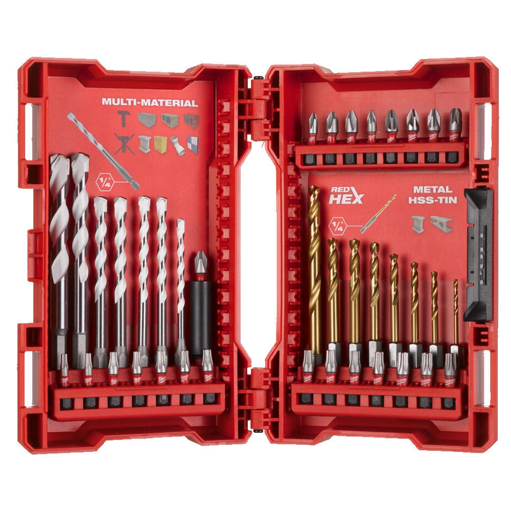 Milwaukee 39 Piece SHOCKWAVE Impact Duty Drill & Screwdriving Bit Set
