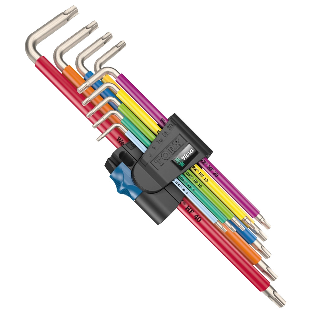 Wera 3967/9 TX SXL 9 Piece Multicolour HF Stainless 1 L-Key Set