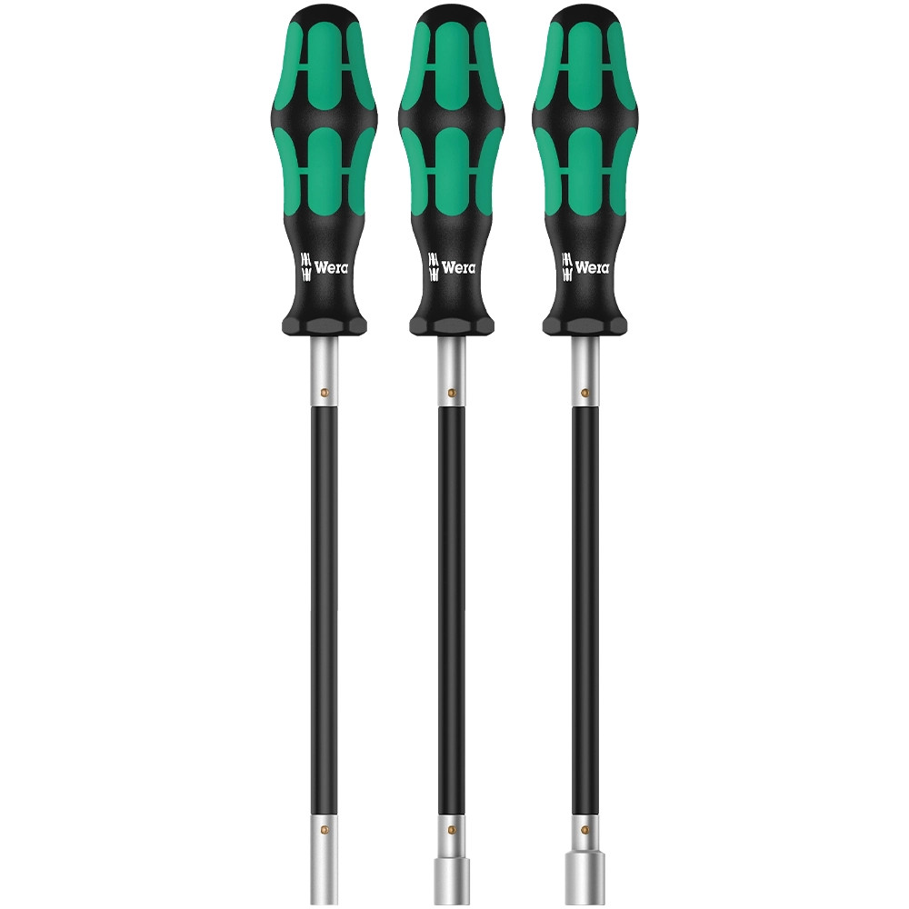 Wera 391/3 Hose Clamp 3 Piece Screwdriver Set
