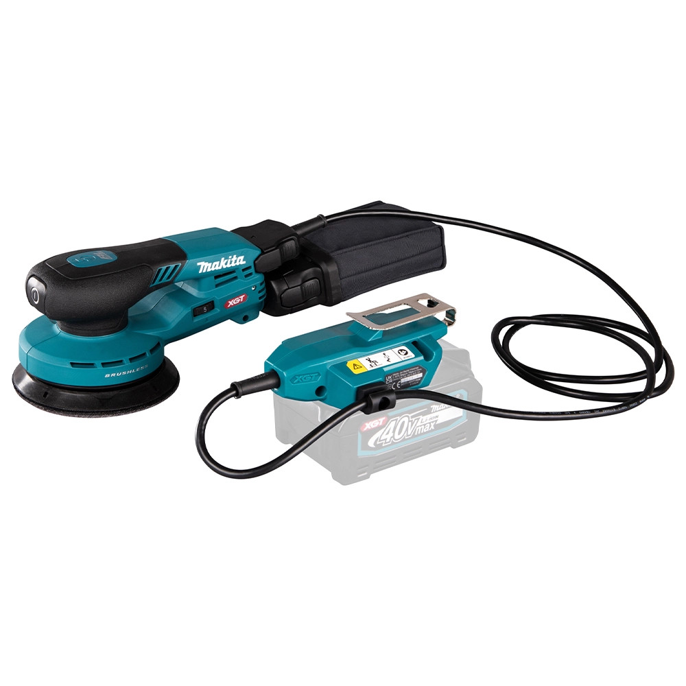 Makita BO001CGZ 40V XGT 125mm Brushless 5.0mm Oscillation Range Random Orbit Sander - Body