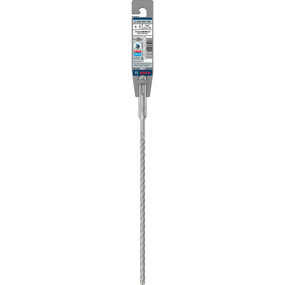 Bosch PRO 6.0mm x 260mm SDS Plus-5X Hammer Drill Bit