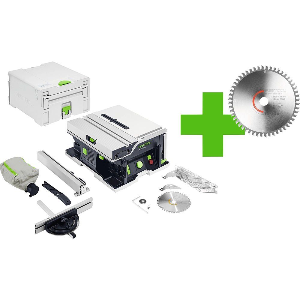 Festool CSC SYS 50 EBI Master Edition Twin 18V Brushless Table Saw - Body