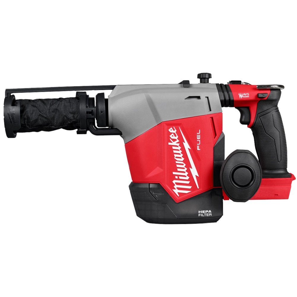 Milwaukee M18 FHAFOH16-0X 18V FUEL Brushless 16mm Overhead SDS+ Drill with Built In Dust Extraction - Body & Case