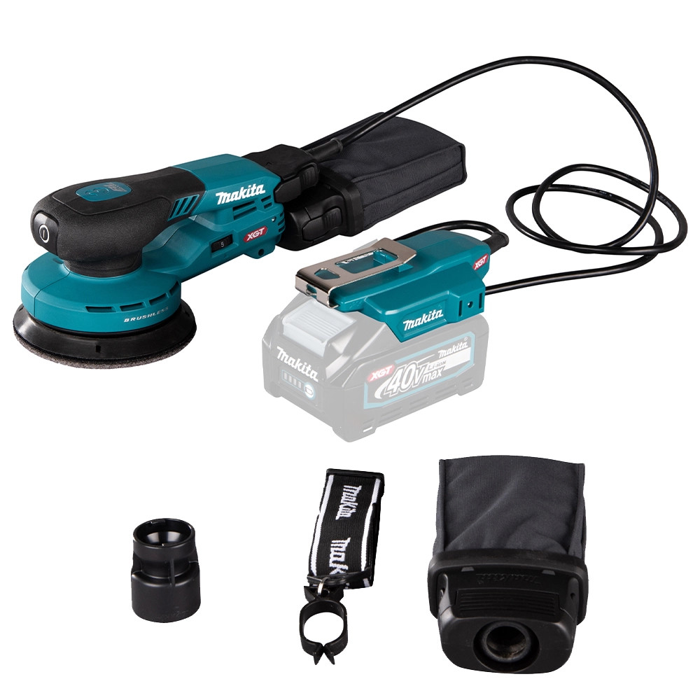 Makita BO003CGZ 40V XGT 125mm Brushless 3.0mm Oscillation Range Random Orbit Sander - Body