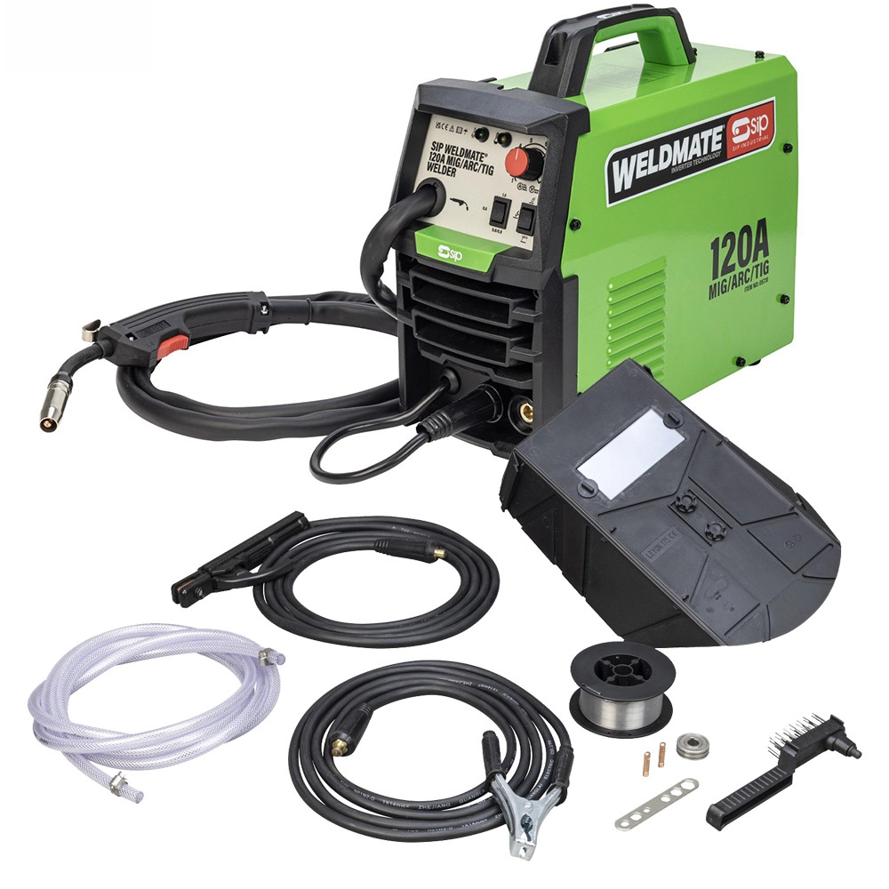 SIP Weldmate 120A MIG/ARC/TIG Inverter Welder