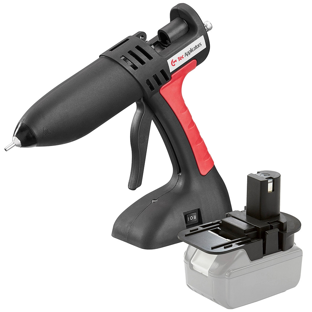 Tec 808-12 Professional Cordless 12mm Glue Gun with Makita 18V LXT Battery Adapter - Body