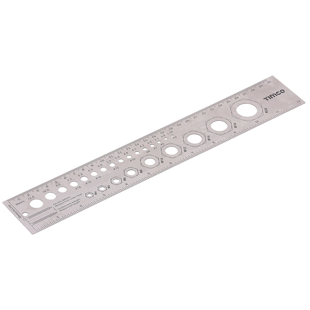 Timco Fixings Gauge & Ruler