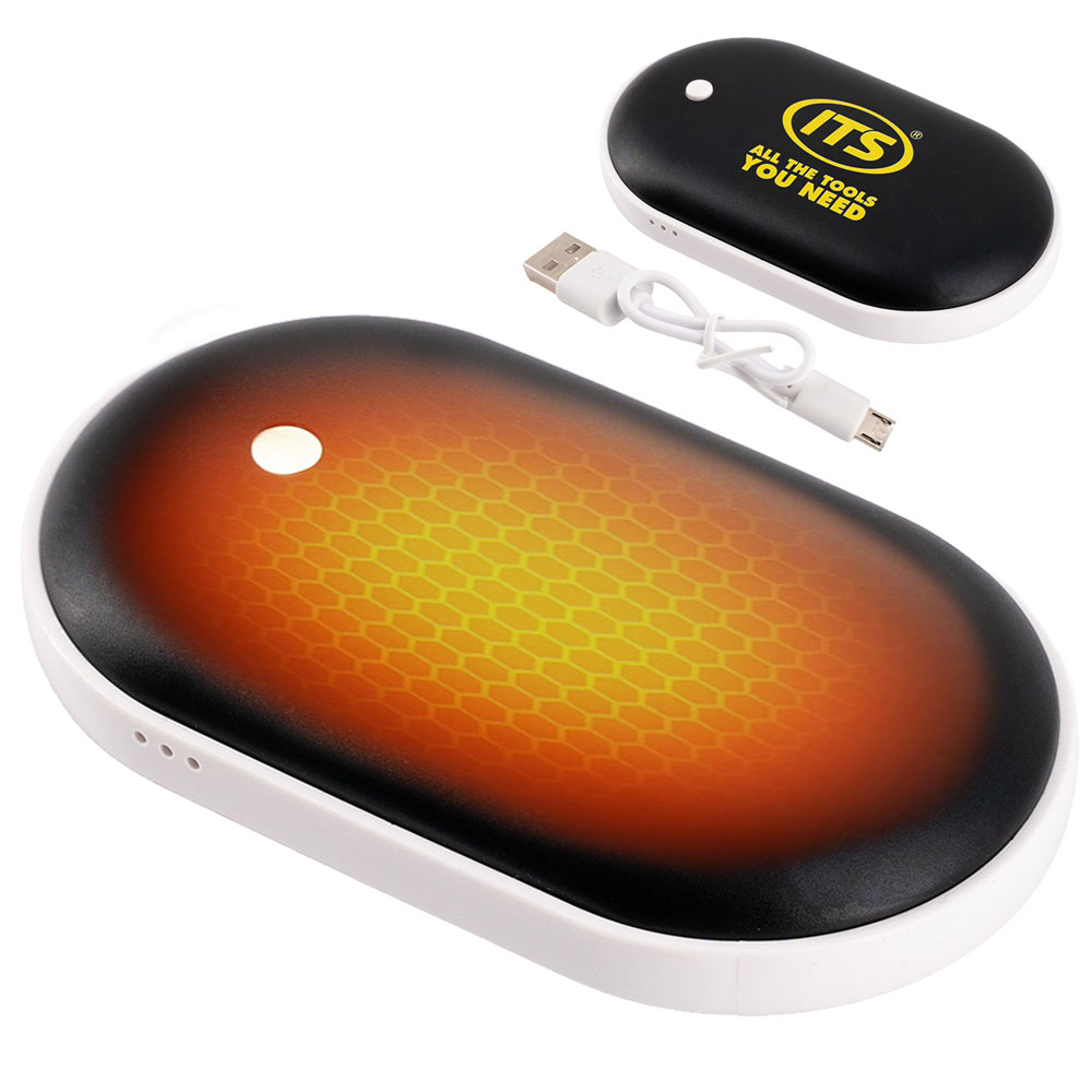 ITS Digital Rechargable Hand Warmer & Phone Charger