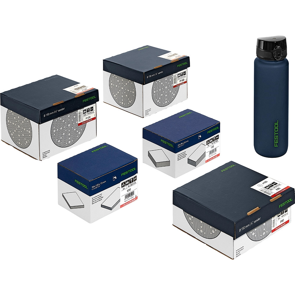 Festool 578132 Super Pack of Granat STF D150/48 GR-SP P Abrasives