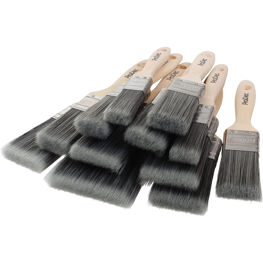 Prodec 12 Piece Decorators Dozen Synthetic Paint Brush Set