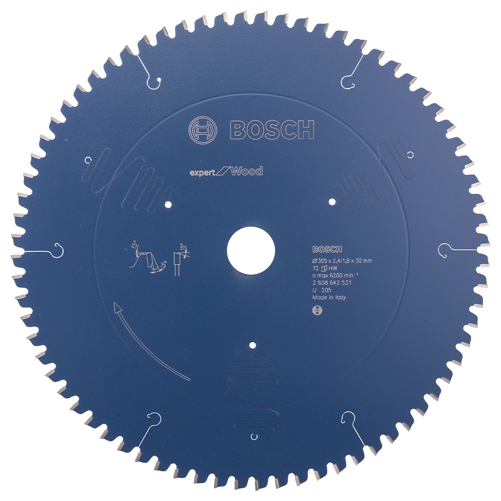 Bosch Expert 305 x 30mm 72T Wood Circular Saw Blade