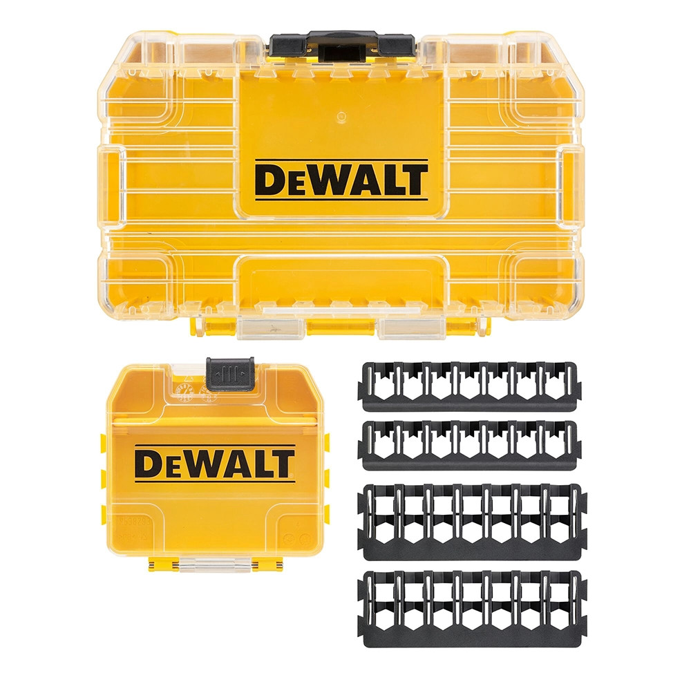 Dewalt DT70801-QZ Small TOUGH CASE with Bulk Storage Case & 2x Screwdriver Bit Holders