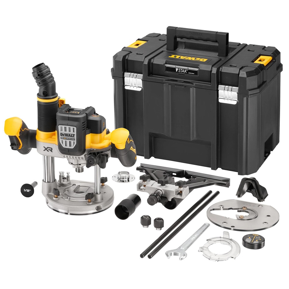 Dewalt DCW620NT 18V XR Brushless 12mm Plunge Router - Body & Case