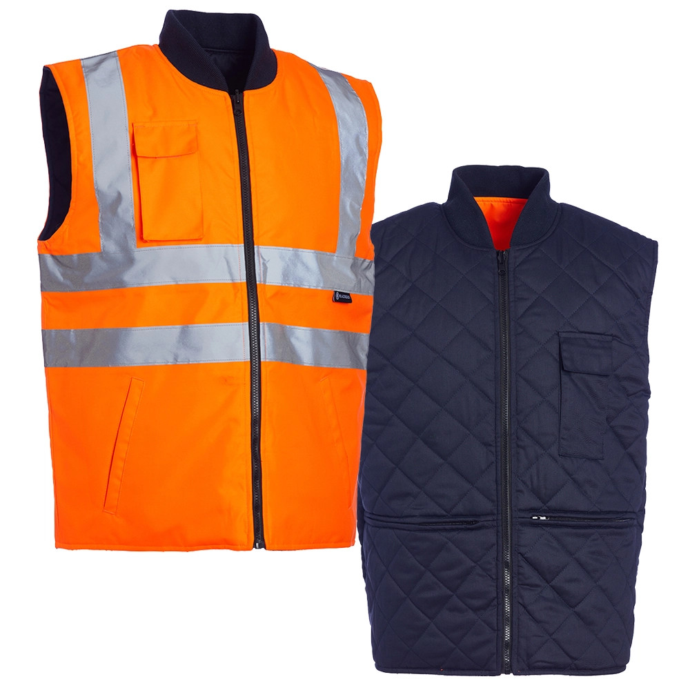 Blackrock Hi-Vis Reversible Bodywarmer - Orange