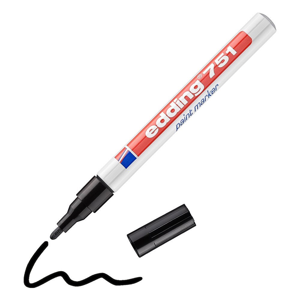 Edding 751 Paint Marker - Black