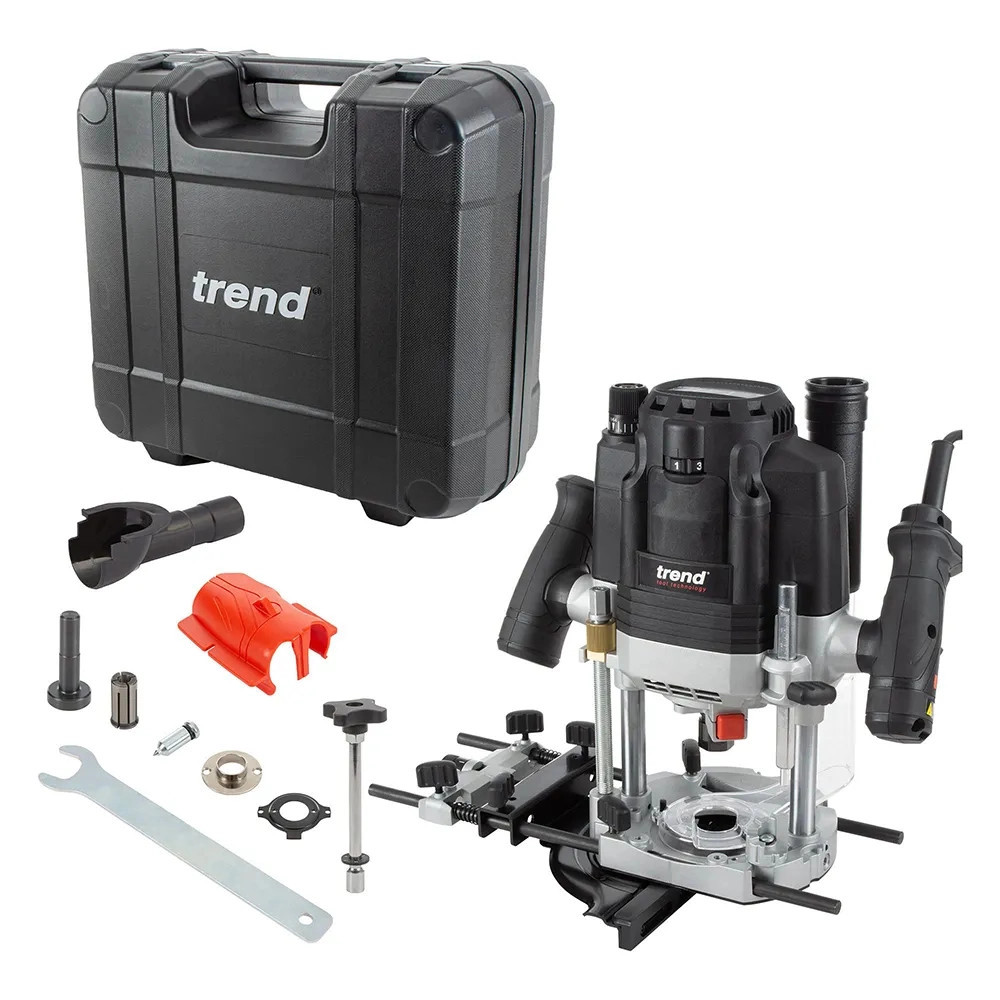 Trend T8EK 2200W 1/2'' Dual Mode Speed Router with Case - 240V