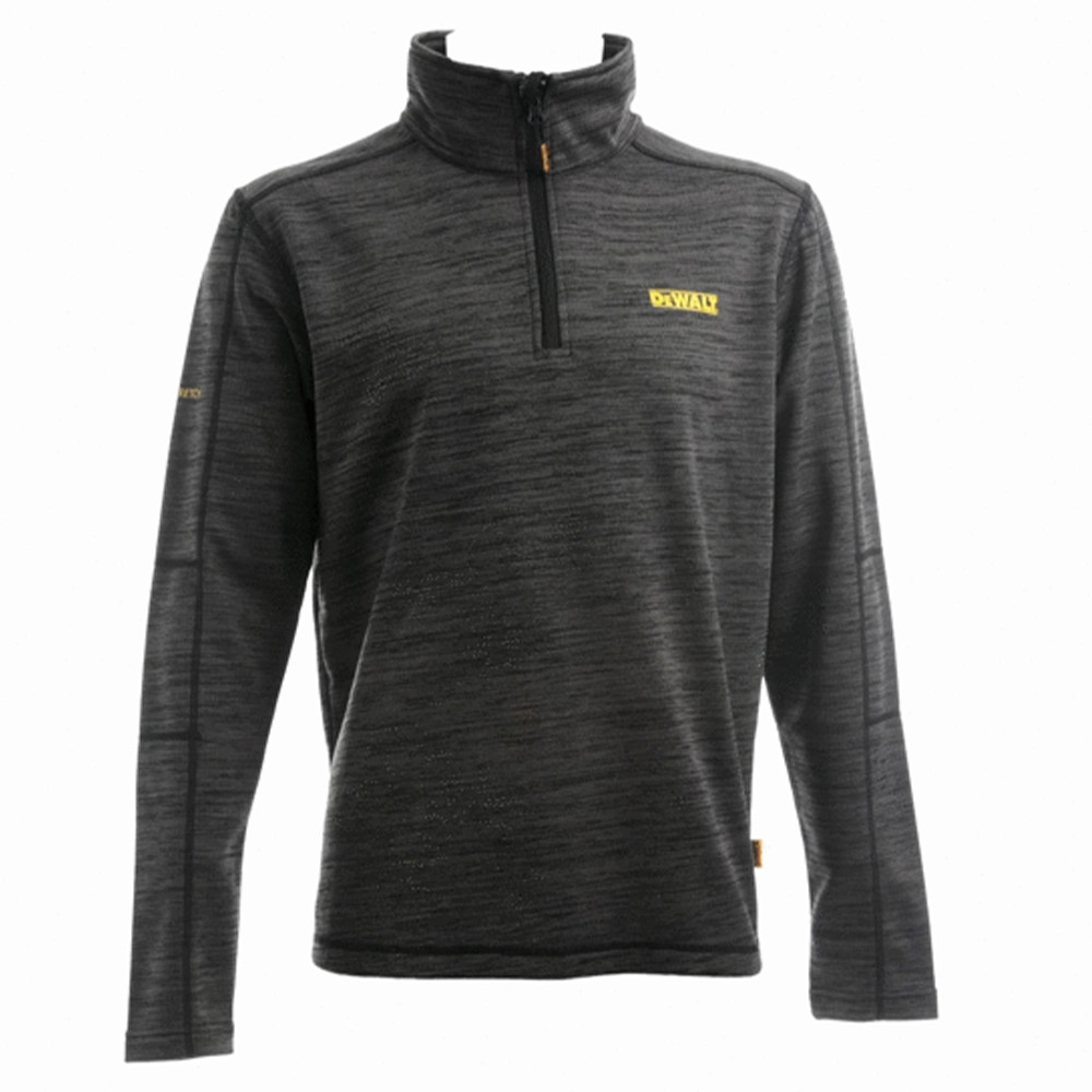 ソフトバンク Dewalt Jonesborough Zip Through Mid Layer Fleece - Black | Dewalt