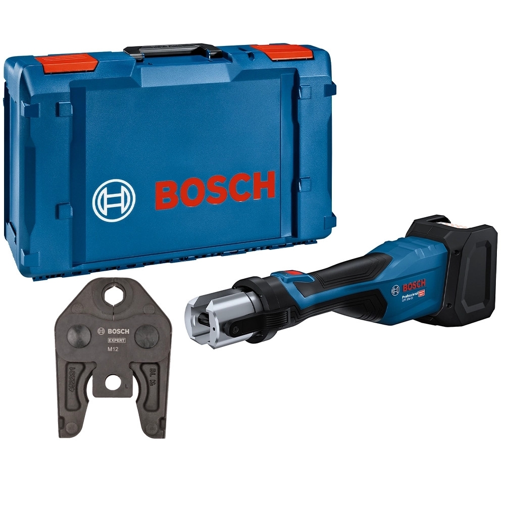 Bosch GPT 18V-32 18V 32kN Press Tool - Body, EXPERT M12 Standard Press Jaw & XL-BOXX
