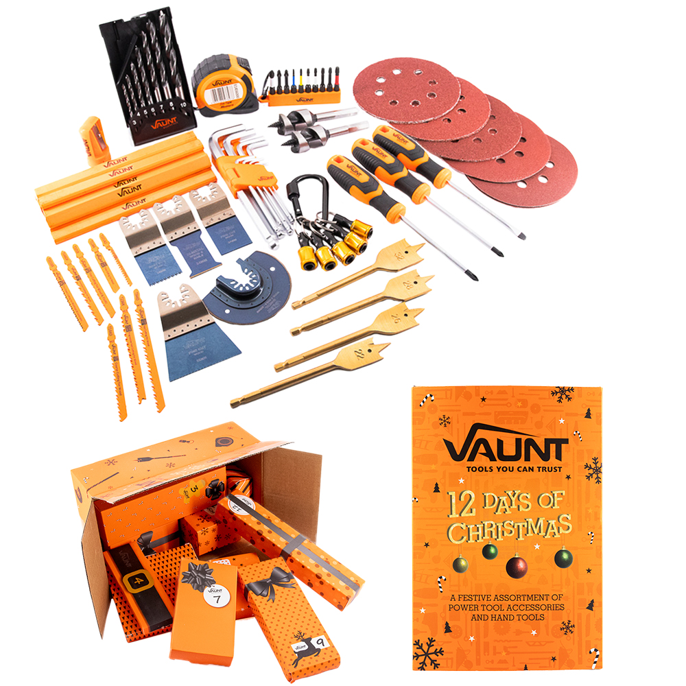 Vaunt 12 Days Of Christmas Essential Tools & Accessories Gift Box