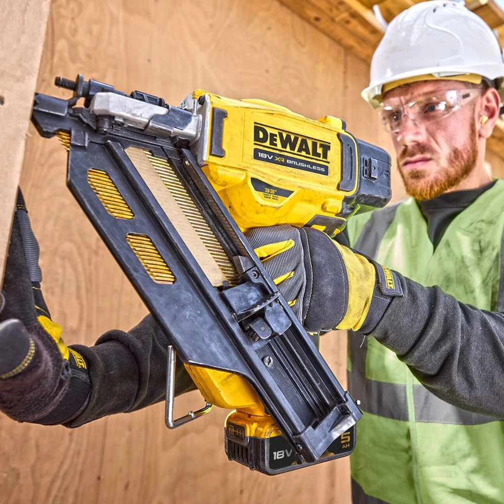 Nail Gun Adjustable Cordless Palm Nailer Compatible With Dewalt