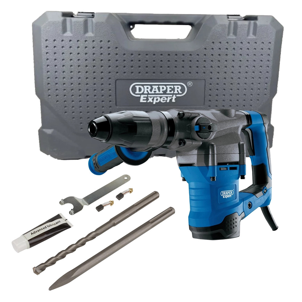 Draper 08936 Expert SDS-MAX Electric Hammer Drill with Case - 240V