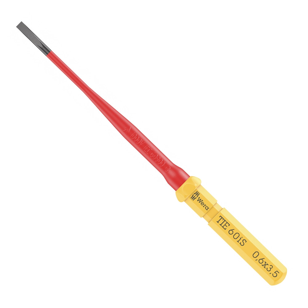 Wera Kraftform Kompakt SL 0.6 x 3.5 x 157mm VDE 60 iS Extra Slim Screwdriver Blade