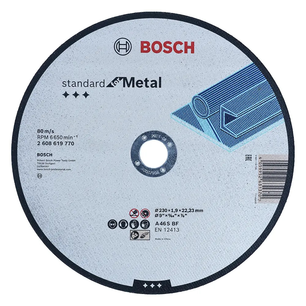 Bosch 230mm x 22.23mm Standard for Metal Cutting Disc