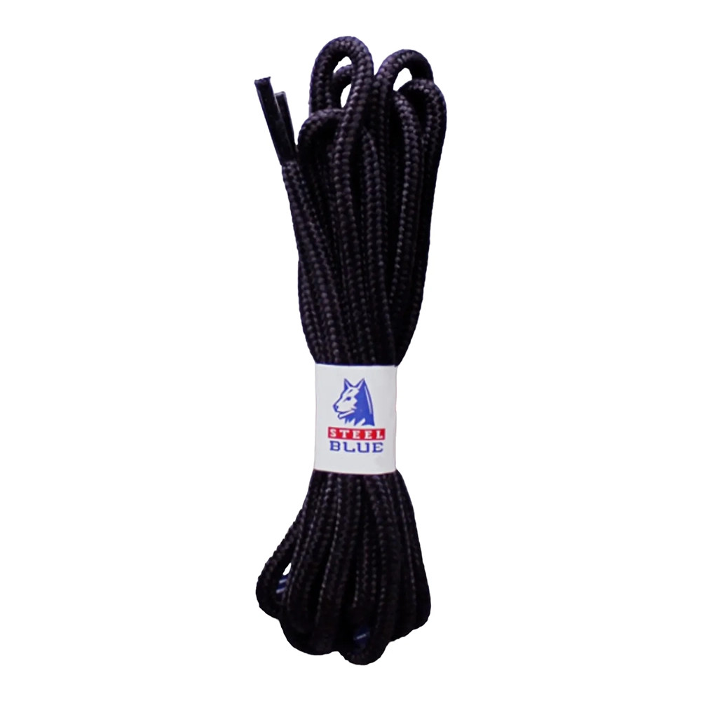 Steel Blue Nylon 140cm Replacement Laces (2 Pairs) - Black/Graphite