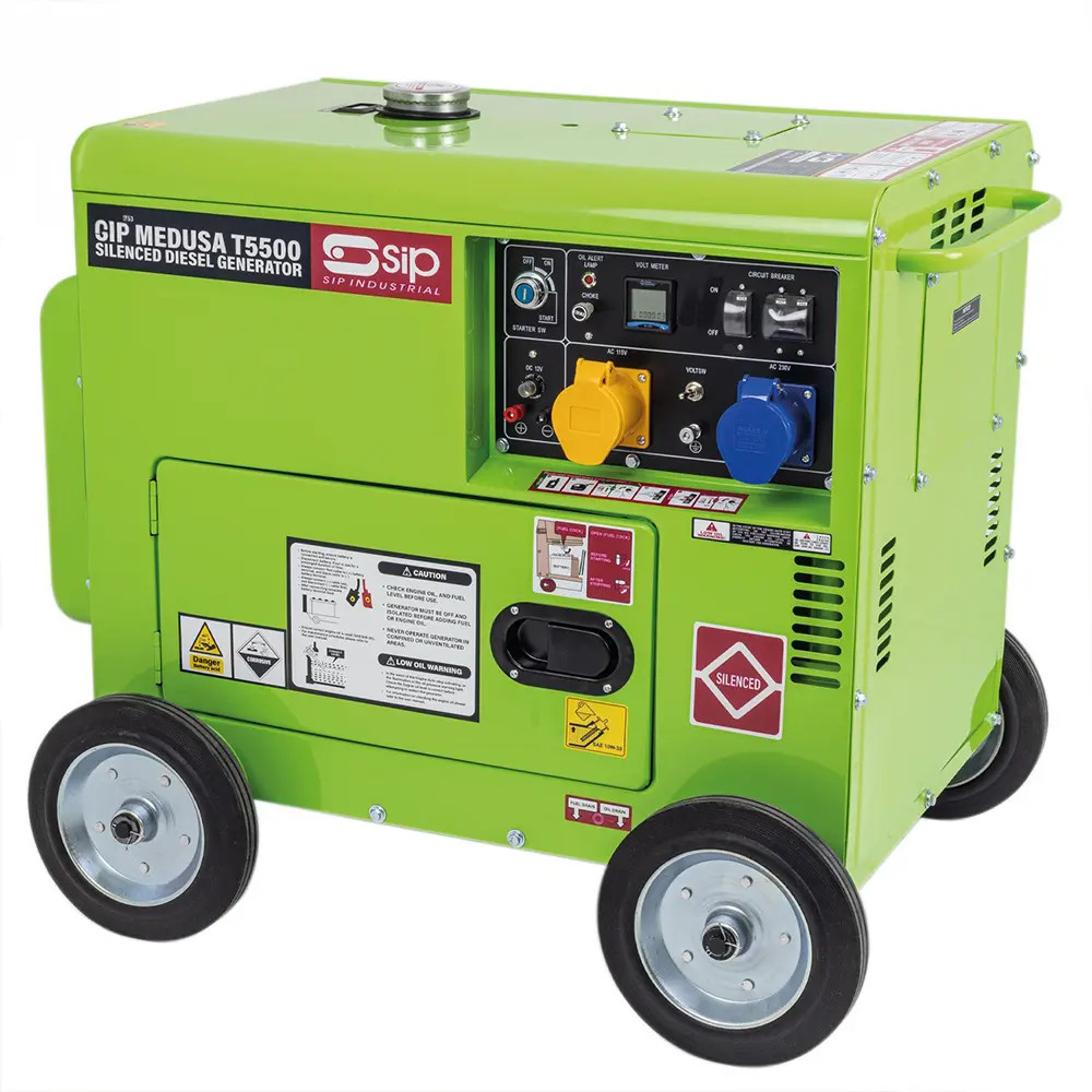 SIP T5500 Silenced Diesel Generator - ITS