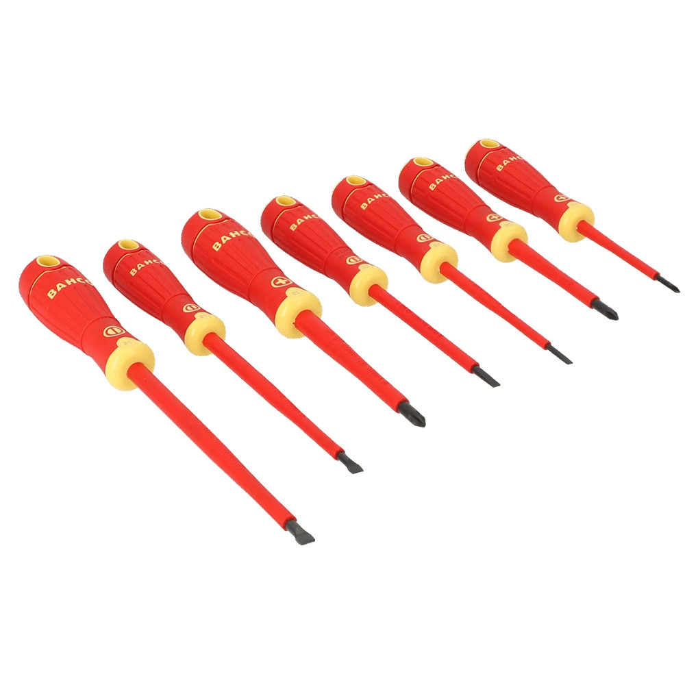 Bahco 7 Piece BahcoFit VDE Insulated Screwdriver Set