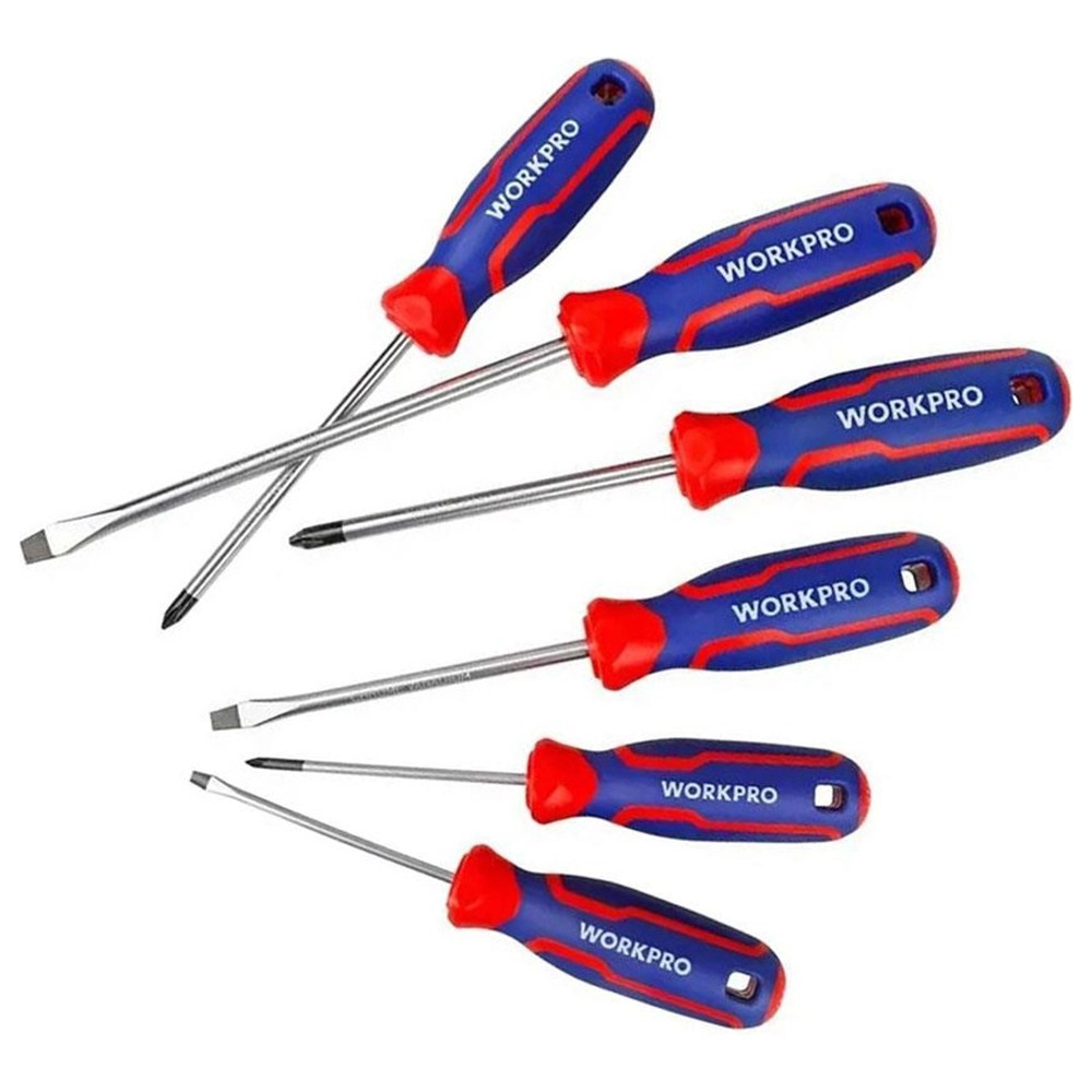 WORKPRO WP200504 6 Piece Magnetic Screwdriver Set