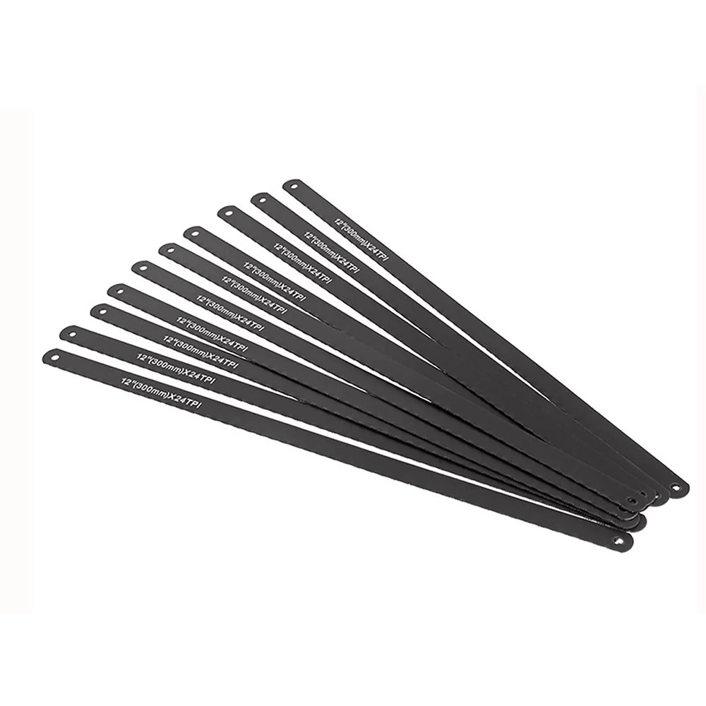 WORKPRO WP215031 300mm 24TPI Carbon Steel Hack Saw Blades - Pack of 10