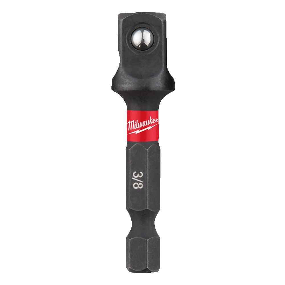 Milwaukee SHOCKWAVE 3/8'' Sq. to 1/4'' HEX Socket Adapter
