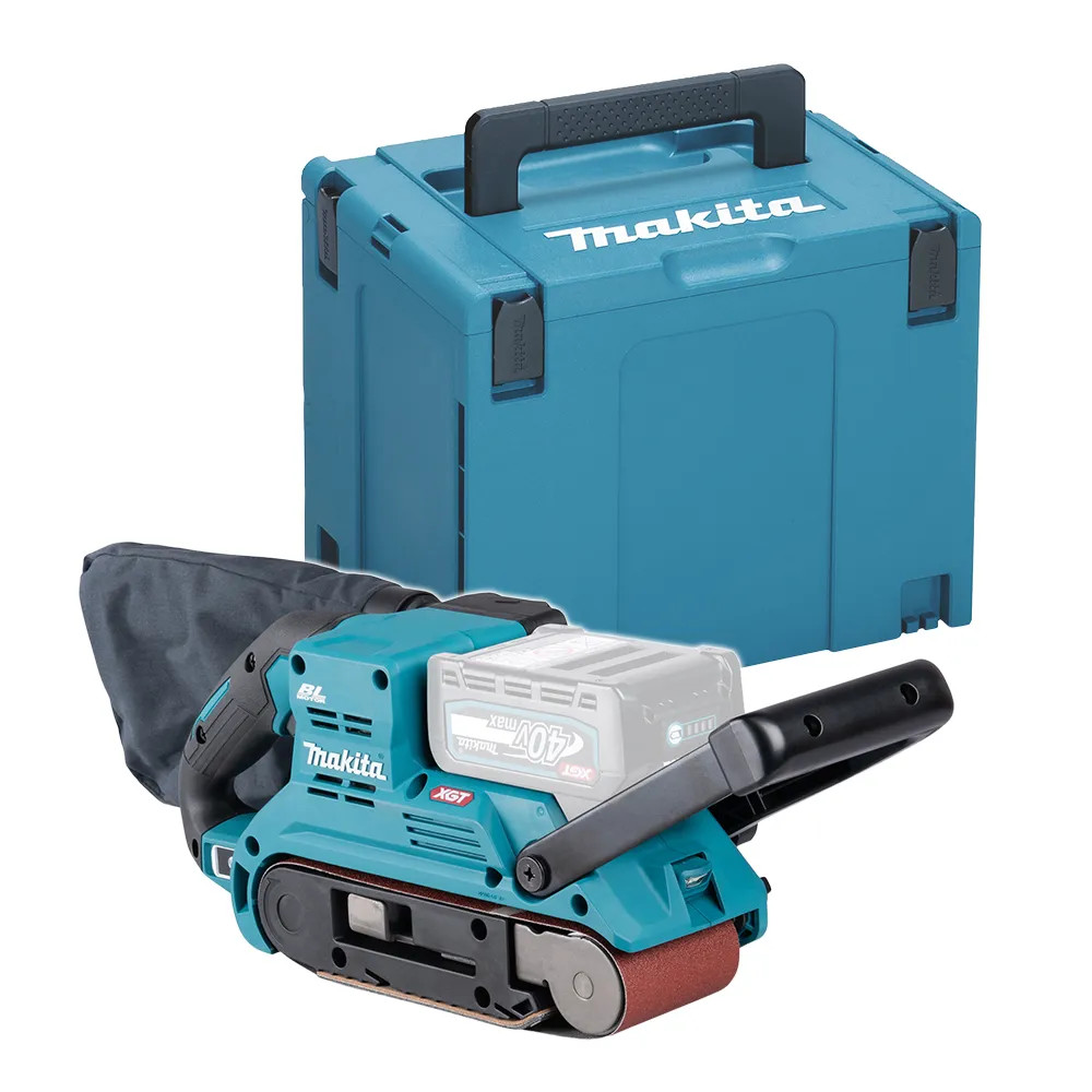 Makita BS001GZ01 40V XGT Brushless 3'' Belt Sander - Body & Case