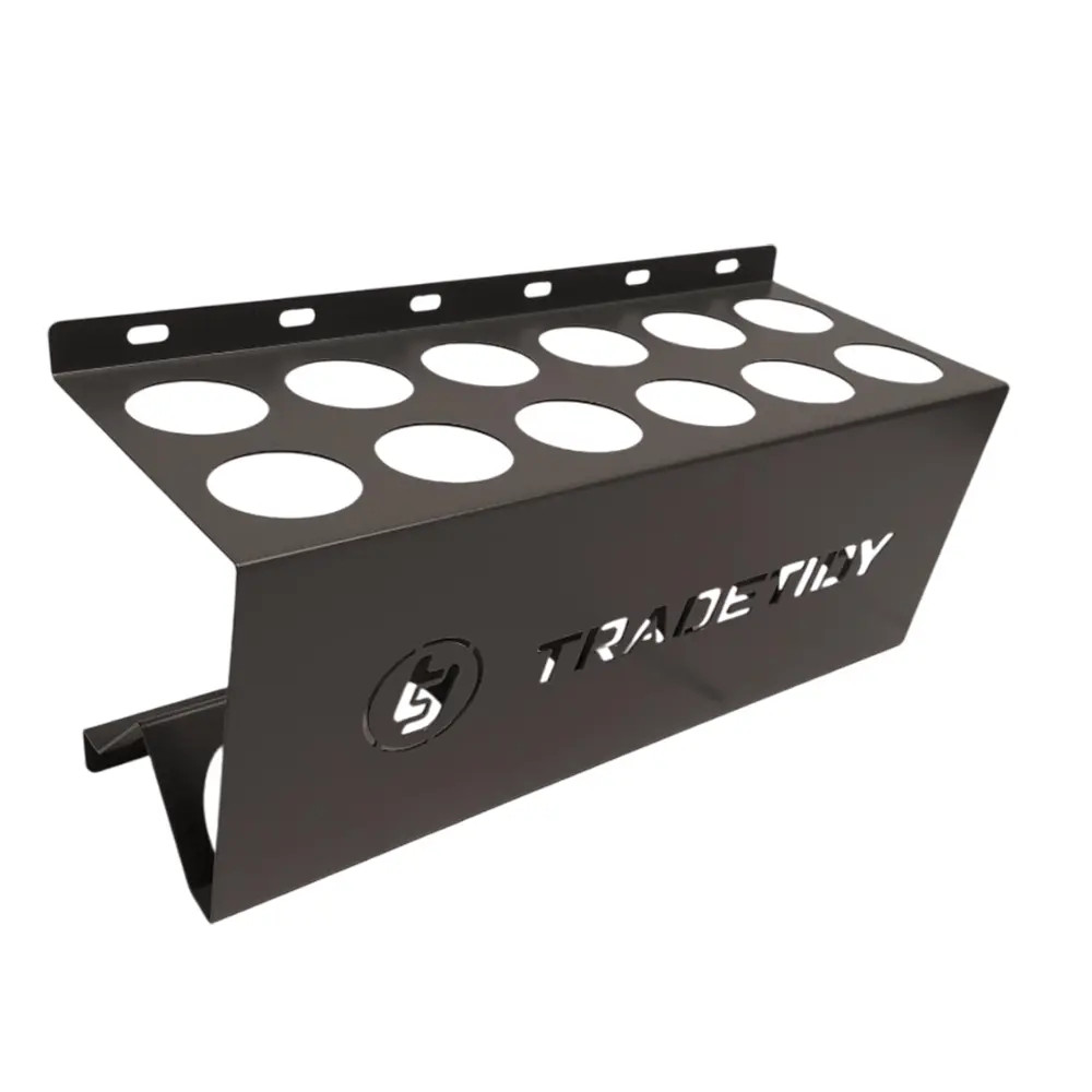 Trade Tidy 12 Silicone Tube Holder - Grey