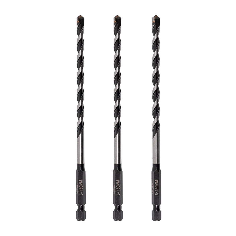 Vaunt 6.0mm x 150mm Multi-Construction Drill Bits - Pack of 3