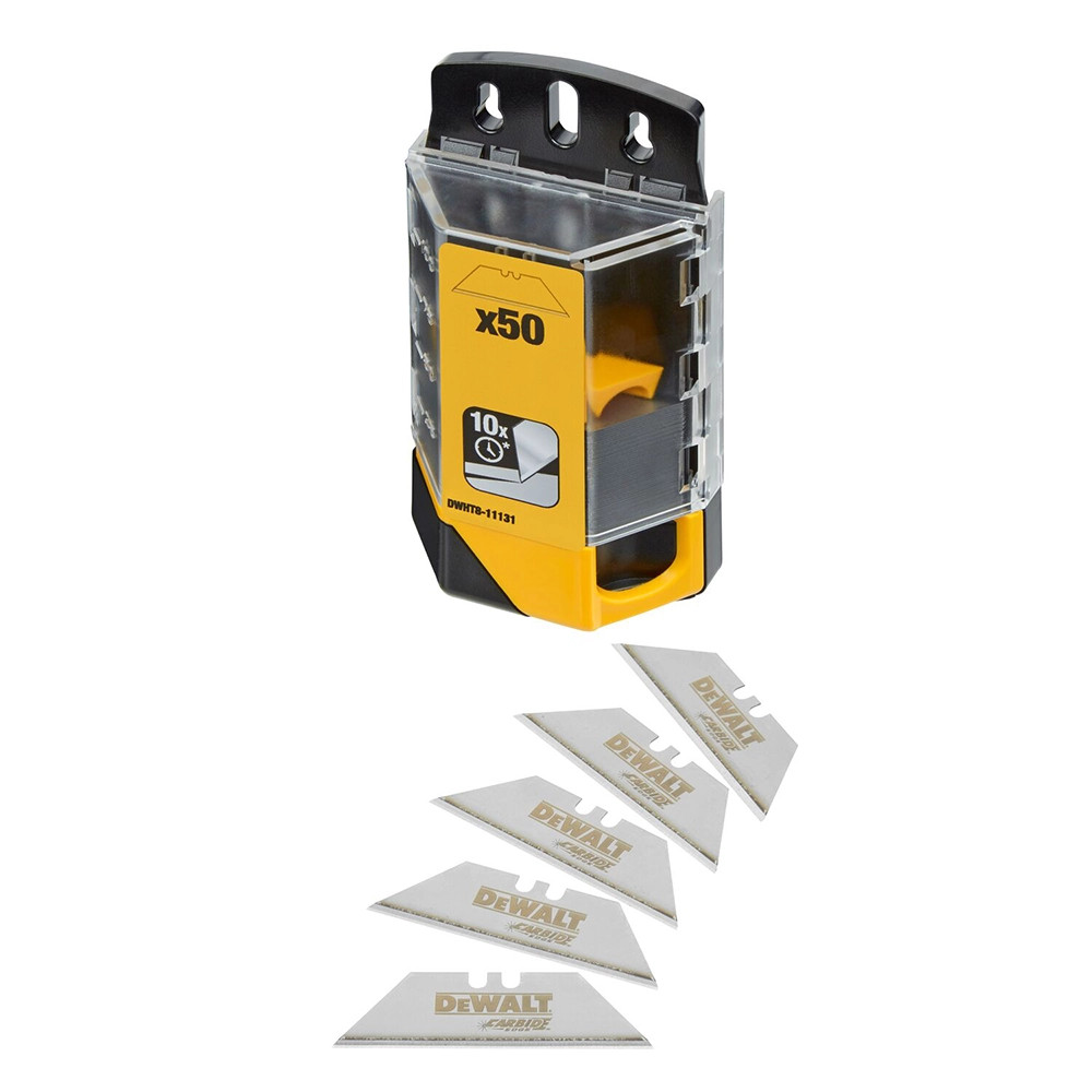 Dewalt Carbide Utility Blades - Pack of 50