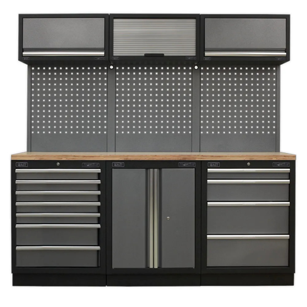 Sealey APMSSTACK07W Superline PRO Storage System with Wood Worktop