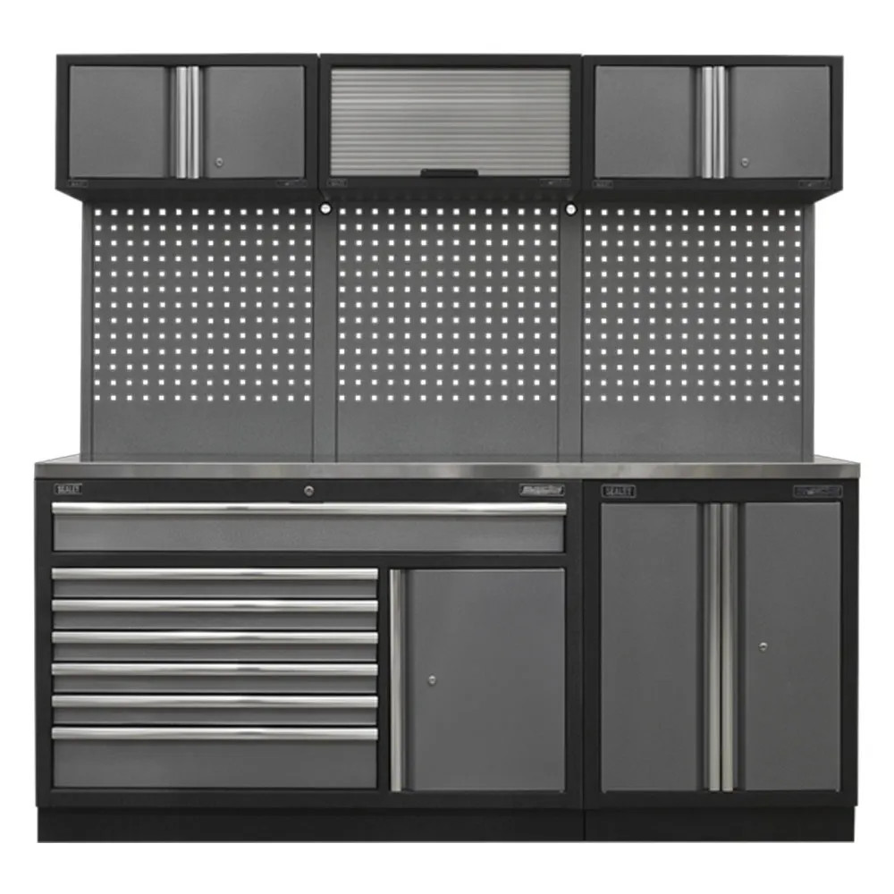 Sealey APMSSTACK11SS Superline PRO Storage System with Stainless Steel Worktop