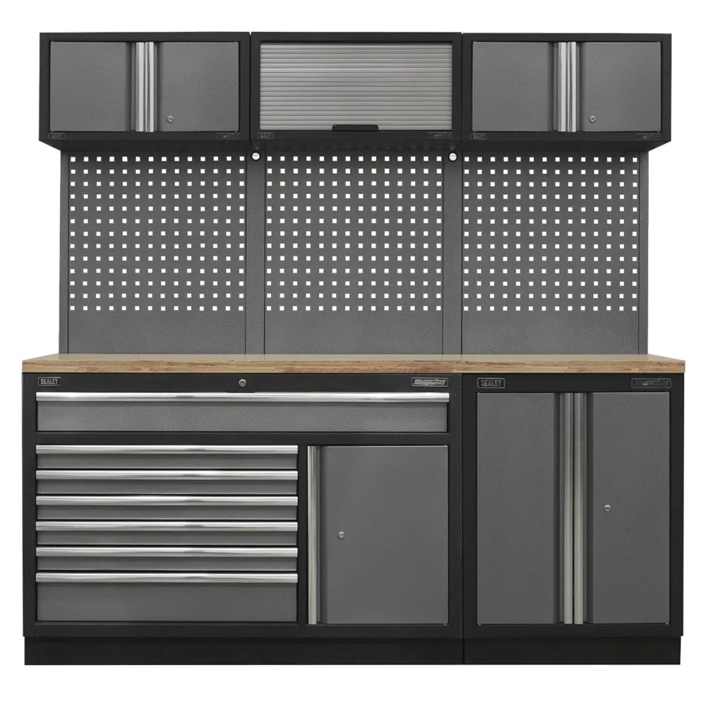 Sealey APMSSTACK11W Superline PRO Storage System with Wood Worktop