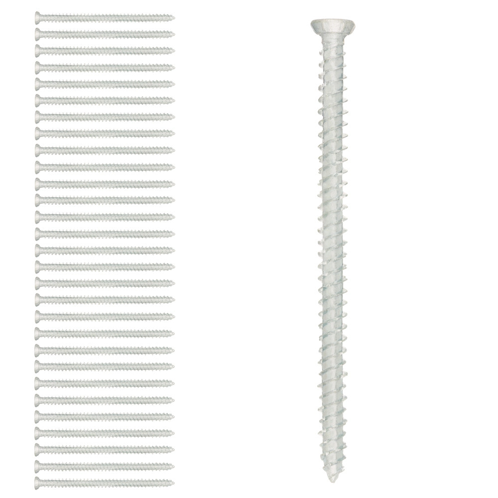 Rawlplug 7.5 x 112mm Frame Fixing Screws - Pack of 30