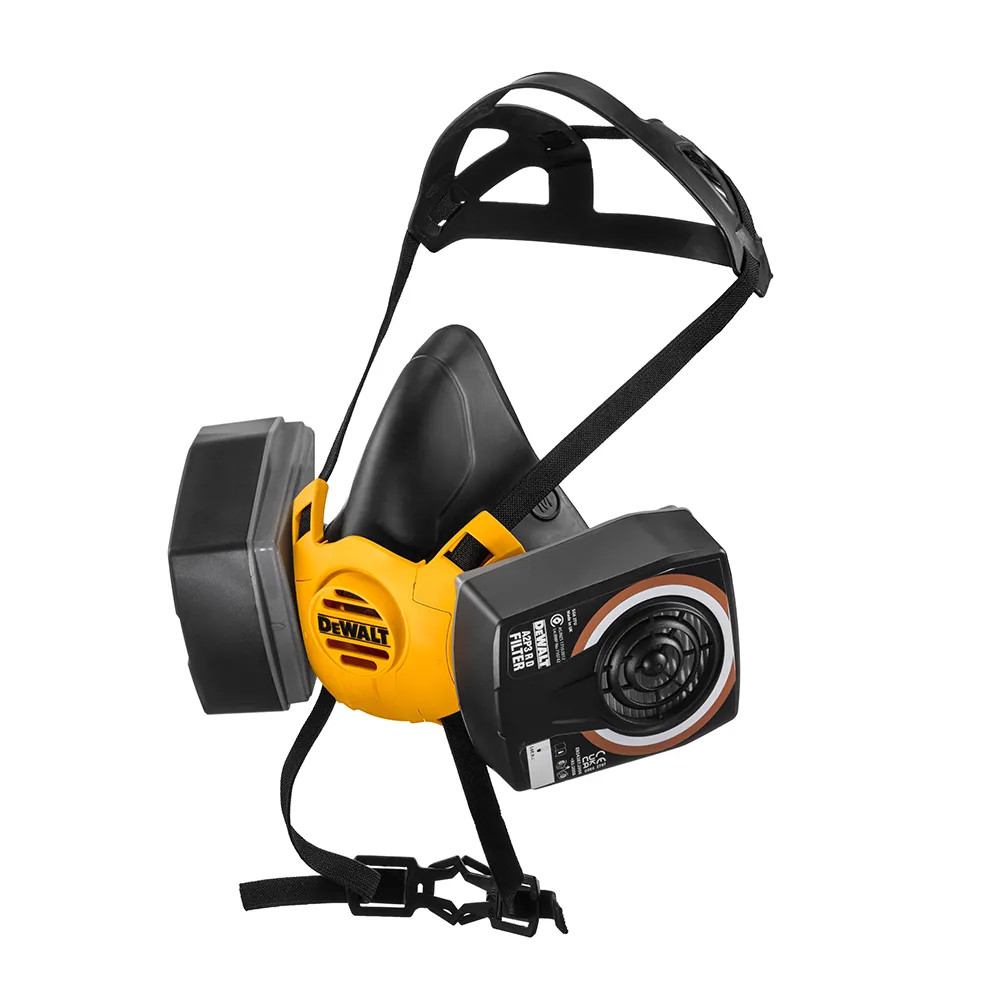 Dewalt Half Face Mask Respirator with A2P3 Filters