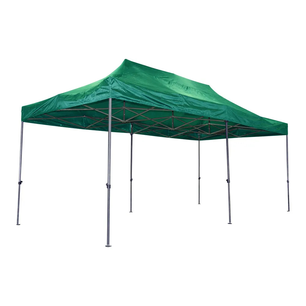 Vaunt Steel Pop-Up Gazebo - 6m x 3m Green with Case