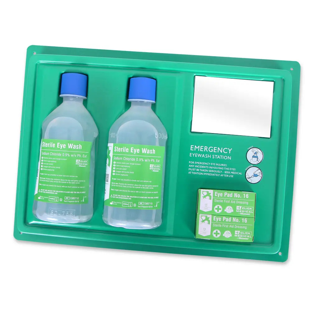 Click Medical Eyewash Bottle Station