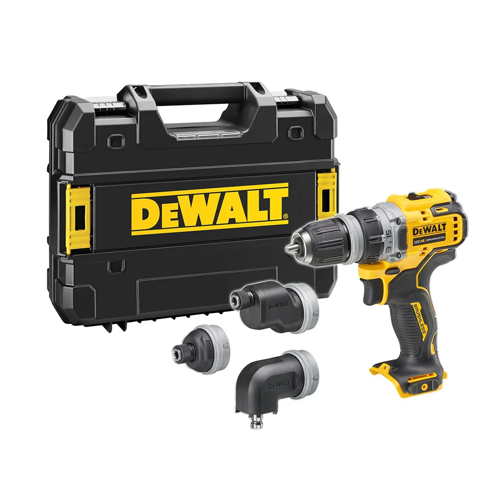 Dewalt DCD703 12V XR Brushless Multi-Head Drill Driver - Body & Case