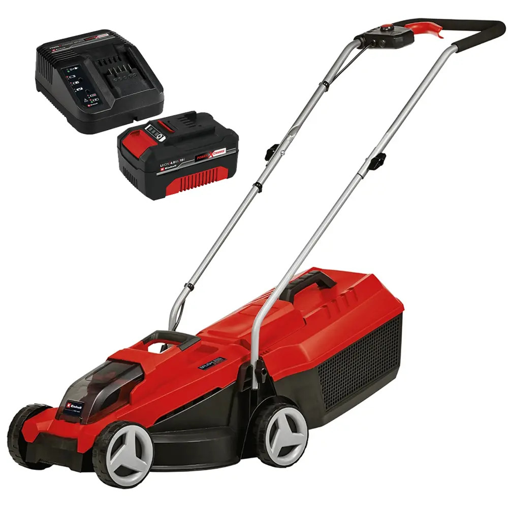 Einhell GE-CM 18/32 Li 18V PXC Brushless Lawn Mower, 1x 4.0Ah Battery & Charger