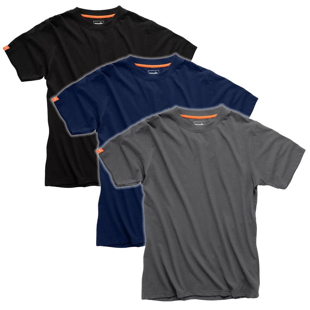 Scruffs Eco Worker T-Shirts - Pack of 3