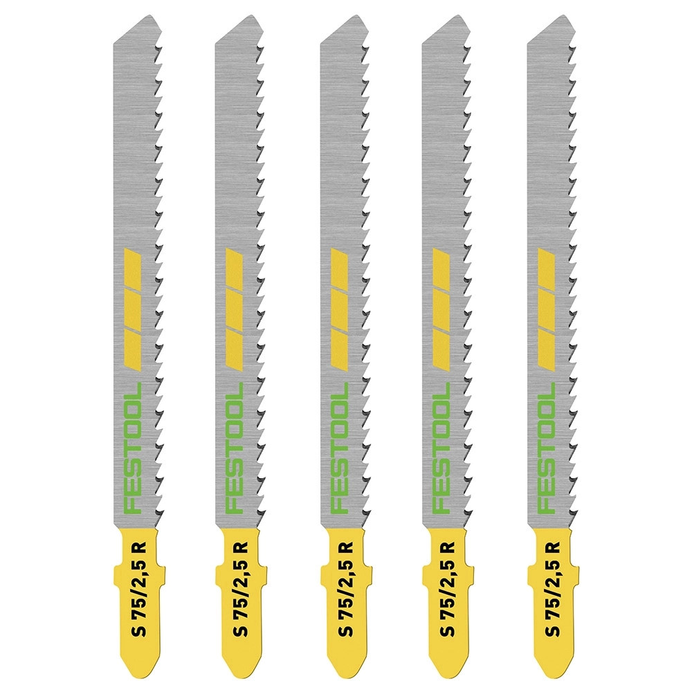 Festool 204259 Jigsaw Blades WOOD FINE CUT - Pack of 5